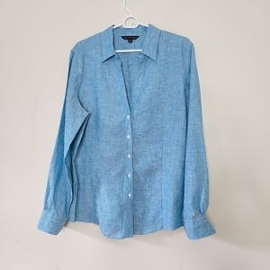 Brooks Brothers Linen Button Down Shirt